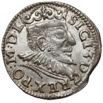 Zygmunt III Waza, Trojak Poznań 1593 - inna korona - piękny