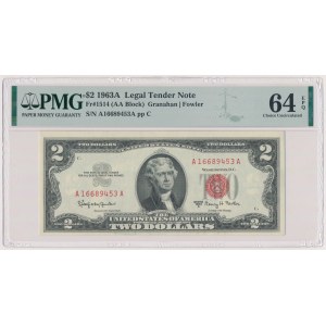 USA, 2 Dollars 1963