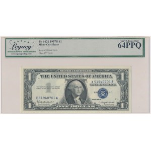 USA, 1 Dollar 1957 - Silver Certificate