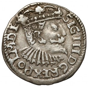 Zygmunt III Waza, Trojak Bydgoszcz 1595 - bez haków - szeroka