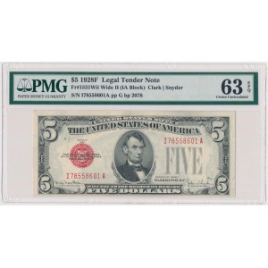 USA, 5 Dollars 1928