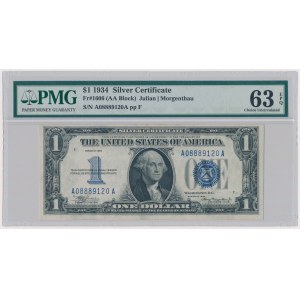 USA, 1 Dollar 1934 - Silver Certificate