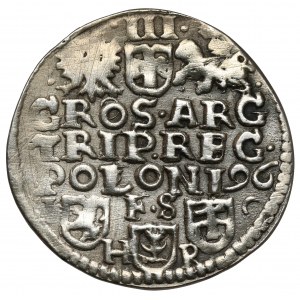 Zygmunt III Waza, Trojak Bydgoszcz 1596 - SIGIS - rzadki