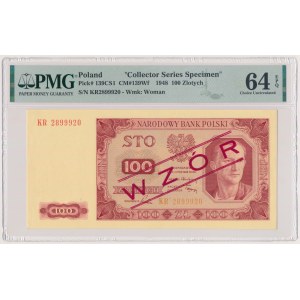 Wzór kolekcjonerski 100 złotych 1948 - KR