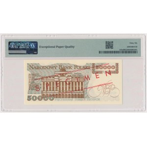 50.000 zł 1989 - WZÓR - A 0000000 - No.0682