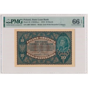 10 mkp 1919 - II Serja BF (Mił.25c)
