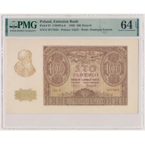 100 złotych 1940 - Ser.E