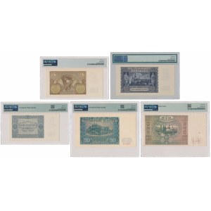 Zestaw 5-100 złotych 1940-1941 (5szt)
