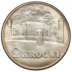 Estonia, 2 krooni 1930 - rzadka odmiana