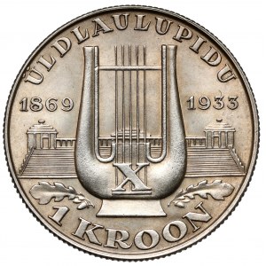 Estonia, 1 kroon 1933