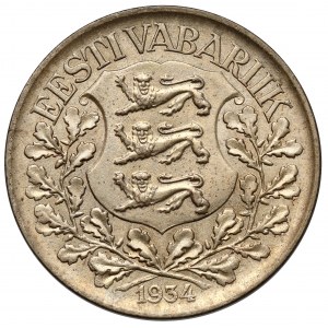 Estonia, 1 kroon 1934