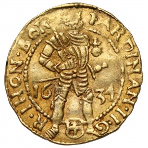 Niderlandy, Zwolle, Ferdynand II, Dukat 1634 - legenda w 5-ciu wierszach