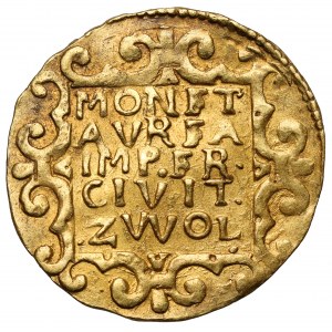 Niderlandy, Zwolle, Ferdynand II, Dukat 1634 - legenda w 5-ciu wierszach