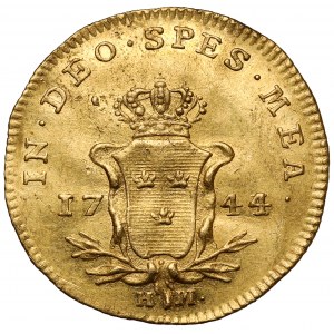 Szwecja, Fryderyk I, Dukat 1744 HM