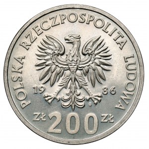 Próba CuNi 200 złotych 1986 Władysław I Łokietek