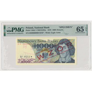 1.000 zł 1979 - WZÓR - BM 0000000 - No.0242