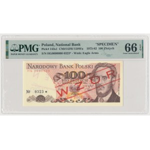 100 zł 1982 - WZÓR - HG 0000000 - No.0323