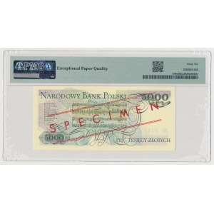 5.000 zł 1982 - WZÓR - A 0000000 - No.0418