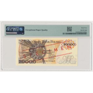20.000 zł 1989 - WZÓR - A 0000000 - No.0867