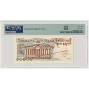50.000 zł 1989 - WZÓR - A 0000000 - No.0610