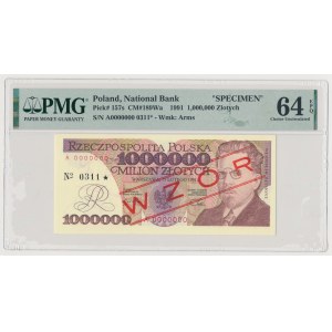 1 mln zł 1991 - WZÓR - A 0000000 - No.0311