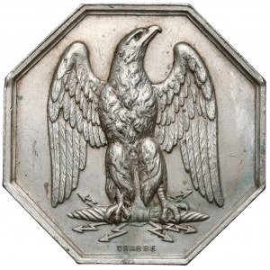 Francja, Żeton 1843 - Compagne L'Aigle