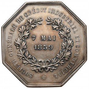 Francja, Żeton 1859 - Societe Generale de Credit Industriel et Commercial