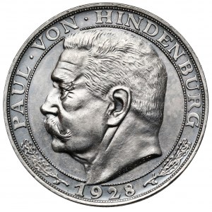 Niemcy, Medal 1928 - Hindenburg