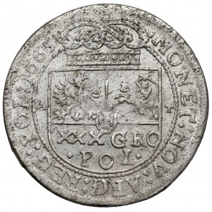 Jan II Kazimierz, Tymf Kraków 1665 AT - rzadka korona