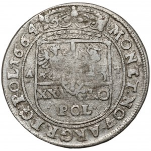 Jan II Kazimierz, Tymf Bydgoszcz 1664 AT - podwójny krzyż