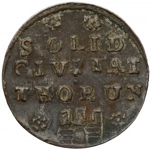 August III Sas, Szeląg Toruń 1761 - bez inicjałów