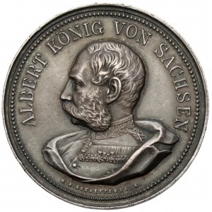 Niemcy, Saksonia, Albert, Medal 1893 - 50-lecie służby