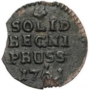 Rosja, Elżbieta, Szeląg dla Prus 1761, Królewiec