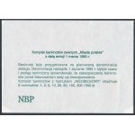 Miasta Polskie NIEOBIEGOWE - komplet z kopertą NBP