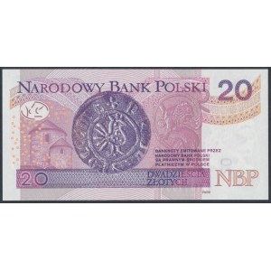 20 zł 2016 BX - 0000019 - niski numer