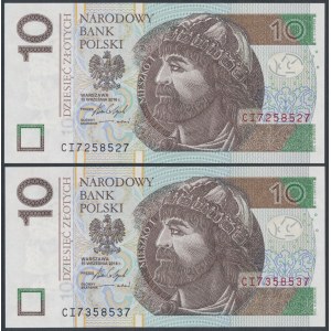 10 zł 2016 CI - 7258527 i 7358537 - radarowe (2szt)