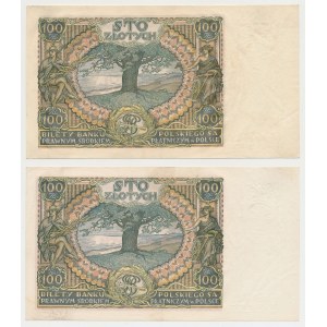 100 złotych 1932 - Ser.AP i 100 złotych 1934 - Ser.BW (2szt)