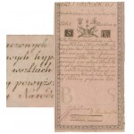5 złotych 1794 - N.A 1. - z błędem wszlkich - PIĘKNA - z HERBEM w filigranie