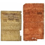 Zestaw 10 i 50 złotych 1794 - oberwane, niekompletne (2szt)