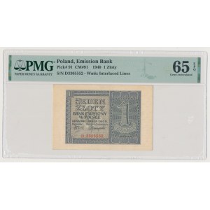 1 złoty 1940 - D
