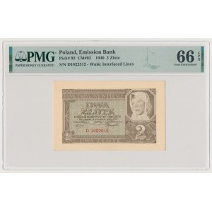 2 złote 1940 - D