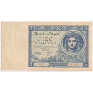 5 złotych 1930 - Ser.H