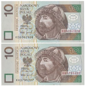 10 zł 1994 - KD i KH (2szt)