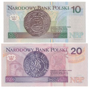 10 i 20 zł 1994 - KD i GK - zestaw (2szt)