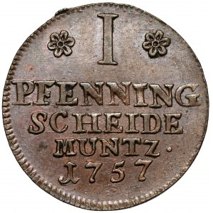 Brunswick-Wolfenbüttel, Karl I, Fenig 1757