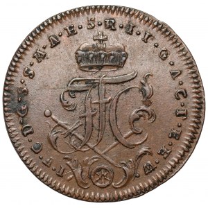 Mainz, Johann Friedrich Karl von Ostein, 3 pfennig 1760 SM