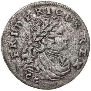 Prusy, Friedrich I, 3 gröscher 1710 CG, Königsberg
