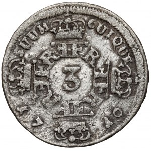 Prusy, Friedrich I, 3 gröscher 1710 CG, Königsberg