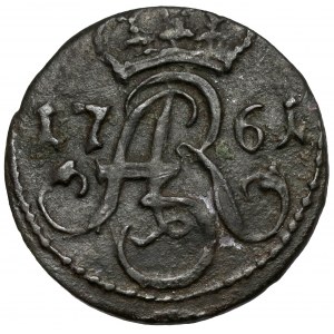 August III Sas, Szeląg Toruń 1761 - bez inicjałów