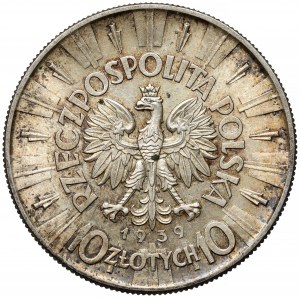 Piłsudski 10 złotych 1939